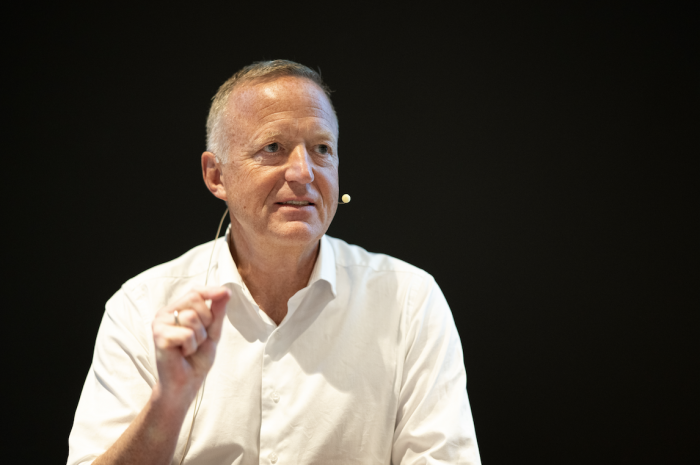 Harald V. Nikolaisen, avtroppende direktør i Statsbygg, deltok på FutureBuilts topplederkonferanse i juni. Foto: Torbjørn Tandberg